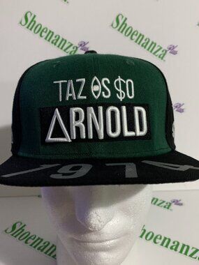 Headgear Classics Hat TI$A TISA Taz Arnold 1974 Snapback Green Black Cap OSFM